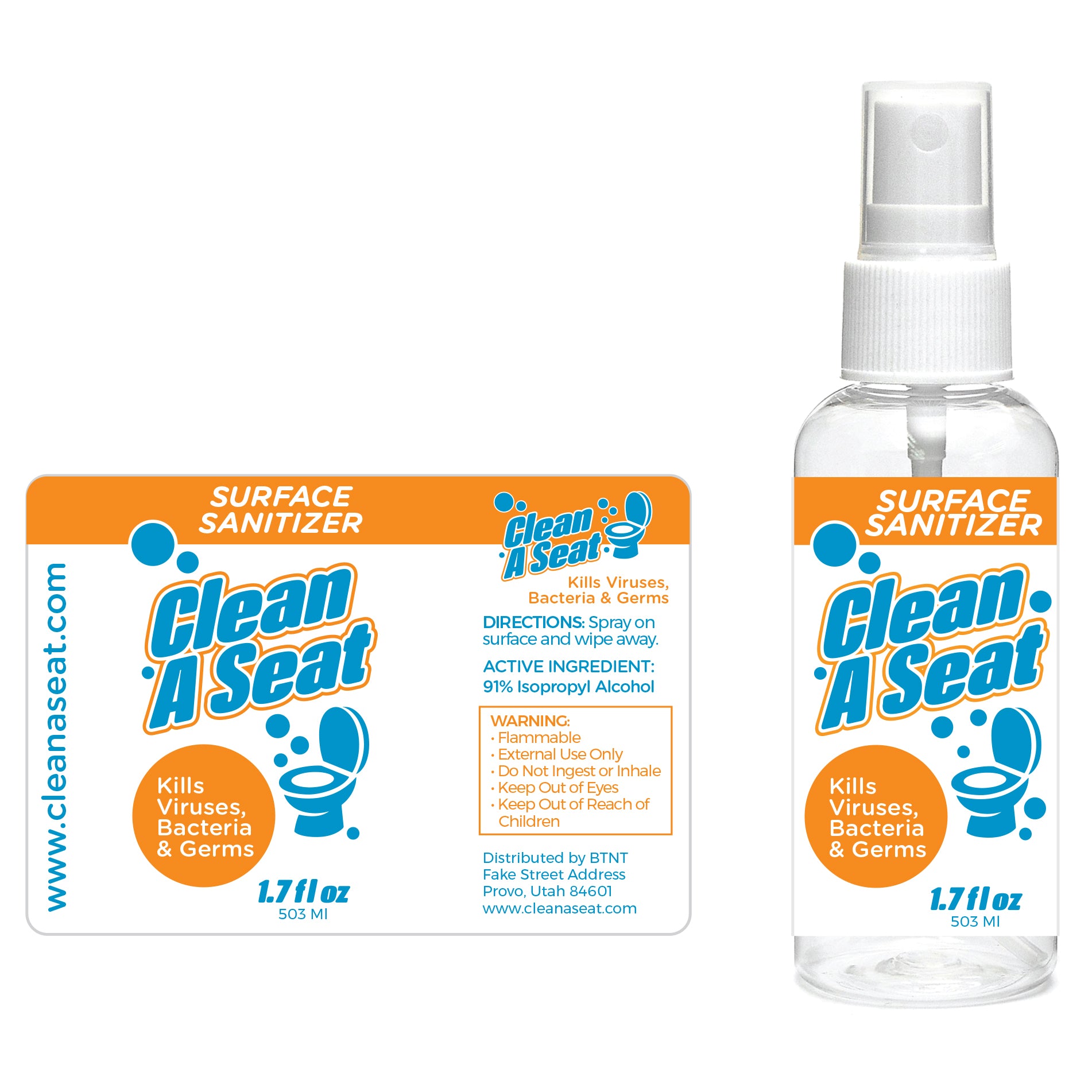 Clean A Seat Surface Sanitizer